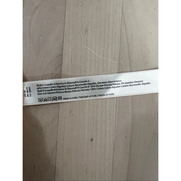 Free People Intimately FP Adella Longline Bralette Size L Soft Salmon Lace Cami - Picture 10 of 12